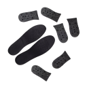 Plantillas ortopédicas de 7 cm de color negro. Almohadillas de gel para el talón para aumentar la altura. Cómodo acolchado para calzado deportivo y de trabajo. 5