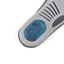 Plantillas ortopédicas de gel para hombre, tallas 41-46 EUR, color gris, para mayor comodidad del pie, ideales para uso diario y deportivo. 6