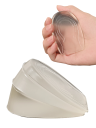 Plantillas ortopédicas de silicona para hombre, 2 cm, talla EU 41-46, elevación del talón, absorción de impactos, soporte del arco, comodidad 4