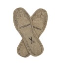 Plantillas para zapatos Color marrón Plantillas suaves y cómodas para uso diario Absorción de impactos Mejora la marcha Para calzado de trabajo y deportivo 3