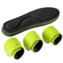 Plantillas para zapatos Color negro Plantillas universales suaves para caminar cómodamente Absorción de impactos Protección para los pies Adecuado para zapatos de trabajo, deportivos y uso diario 2
