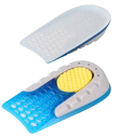 Plantillas para zapatos de 2 cm Color azul Plantillas ergonómicas suaves para caminar con comodidad Absorción de impactos Mejora la postura Para calzado diario Trabajo Deportes 2