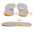 Plantillas para zapatos de color gris, cómodas y con amortiguación suave, ortopédicas para uso diario, caminar, hacer deporte y trabajar. 3