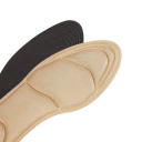 Plantillas universales para calzado Color neutro Plantillas suaves para caminar con comodidad Absorción de impactos Para calzado deportivo, laboral y de ocio 3