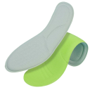 Plantillas universales para calzado en colores neutros Comodidad para caminar y estar de pie Acolchado de gel Absorción de impactos Soporte de talón y arco Corte personalizado 2