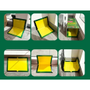 Plaque adhésive pour souris et rats 24 x 17 cm Piège puissant pour rongeurs Pièges adhésifs de capture sécurisés 5 pcs Protection efficace 3
