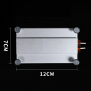 Plaque chauffante PTC 7 x 12 cm 220V 400W Température constante 260°C Plaque chauffante automatique pour le désoudage Composants Outils de soudure 2