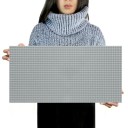 Plaque de base pour constructions 51 x 25,5 cm Compatible avec Lego et d'autres constructions Grande plaque pour le jeu des enfants 3