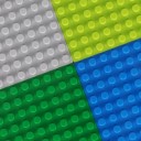 Plaque de base pour constructions 51 x 25,5 cm Compatible avec Lego et d'autres constructions Grande plaque pour le jeu des enfants 7