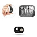 Plaque de phosphore dentaire avec aimant, taille 0, 22 × 31 mm, 1 pièce, PSP intraoral pour scanner numérique, noire, pour la dentisterie 2