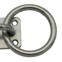 Plaque oculaire marine universelle en acier inoxydable avec anneau en alliage stable résistant à la corrosion accessoires pour cabines et ponts 3
