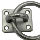 Plaque oculaire marine universelle en acier inoxydable avec anneau en alliage stable résistant à la corrosion accessoires pour cabines et ponts 4
