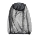 Plasa de insecte pentru cap si gat 45x33 cm Plasa de protectie pentru tantari Tesatura fina respirabila Camping Pescuit Drumetie Munca in natura 4