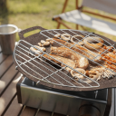 Plasă pentru grătar cu abur din oțel inoxidabil 26 x 8,5 x 2 cm Accesorii pentru grătar în aer liber Coș cu abur Grilă din oțel durabilă 2