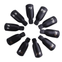 Plast färgglada nagelklämmor för att ta bort UV Gel Polish konstgjorda nagelborttagningsverktyg 10 st 3