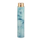 Plastatomizer med marmor-motiv 10 ml 10.4×2.3 cm med guld sprayhuvud kompakt parfym- och kosmetikadispensor 8