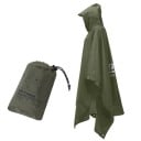 Pláštěnka poncho składana 215 × 140 cm poliester kompaktowe opakowanie 22,5 × 15 × 6 cm turystyka kemping na świeżym powietrzu 5