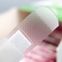 Plaster medyczny antybakteryjny transparentny 72 x 19 mm zestaw 100 szt. Plaster sterylny hipoalergiczny oddychający wodoodporny 3