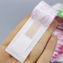Plaster medyczny antybakteryjny transparentny 72 x 19 mm zestaw 100 szt. Plaster sterylny hipoalergiczny oddychający wodoodporny 4
