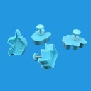Plastic Animal Cookie Cutters 4 pcs 3