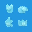 Plastic Animal Cookie Cutters 4 pcs 5