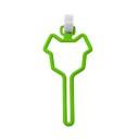 Plastic bag holder for dog waste 13x6 cm Hands-free clip for leashes and bags Portable dispenser for walking and cleaning up after pets 6