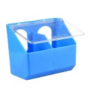Plastic bird feeder with 2 compartments 16x9.5x14 cm plastic multiple colors hanging feeding for small birds 1