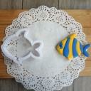 Plastic Biscuit Cutters in the Shape of Sea Creatures 8 pcs Dolphin and Whale Octopus and Crab Turtle and Starfish Fish and Seahorse 5