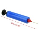 Plastic Blue Pump for Inflating Balls and Anti-Static Balls for Watch Cleaning 18 cm 2