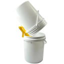 Plastic Bucket Holder Bucket Holder for Pouring Honey 21 x 17 x 15 cm 3