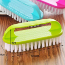 Plastic Cleaning Brush 12.5 x 4 x 6 cm Hand Brush for Scrubbing Floors and Footwear Random Colour Pink Blue or Green Home Cleaning 2