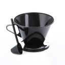 Plastic Coffee Dripper with Measuring Spoon 1