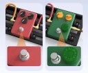 Plastic Covers for Guitar Pedal Buttons Mixed Colours Protective Attachments Against Wear and Damage Customisable Guitar Accessories 2