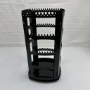 Plastic Earring Stand Rotating Organiser for Jewellery 29.5 × 16 × 16 cm Desktop Holder for Displaying Earrings 4