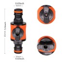 Plastic Garden Tap with Quick Connector and Shut-off Valve Shut-off Valve Between Two Hose Connectors Irrigation of Plants and Lawns 2