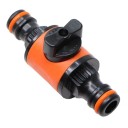 Plastic Garden Tap with Quick Connector and Shut-off Valve Shut-off Valve Between Two Hose Connectors Irrigation of Plants and Lawns 4