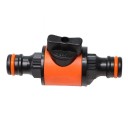 Plastic Garden Tap with Quick Connector and Shut-off Valve Shut-off Valve Between Two Hose Connectors Irrigation of Plants and Lawns 6