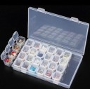 Plastic Jewellery Box - Clear 1