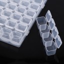 Plastic Jewellery Box - Clear 3