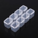 Plastic Jewellery Box - Clear 4