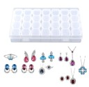 Plastic Jewellery Box - Clear 5