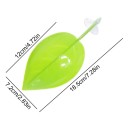 Plastic Leaf with Suction Cup 7.2 x 18.5 cm for Reptiles, Terrarium Decoration, Heating Platform for Reptiles 6