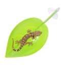 Plastic Leaf with Suction Cup 7.2 x 18.5 cm for Reptiles, Terrarium Decoration, Heating Platform for Reptiles 13