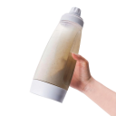 Plastic Mixing Bottle for Pancake Batter 27 x 9 cm Practical Dispenser with 3 cm Opening Easy Pouring and Accurate Measuring 1