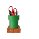 Plastic Planter-Shaped Stand Universal Size Gaming Decorative Holder for Items with Drainage Grid Stable Stand 3