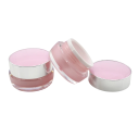 Plastic potje voor crème met schroefdop 20 g compacte plastic doos voor cosmetica voor het bewaren van crèmes en balsems voor onderweg 2