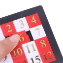 Plastic Puzzle 7 x 7 cm Sliding Puzzle with Numbers 1–15 Classic Logic Game for Children and Adults Brain Training Memory Game 2