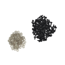 Plastic Safety Eyes for Plush Animals 9 mm Black Eyes for Toys 100 pcs DIY Handmade Dolls Teddy Bears Crochet Figures 1