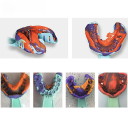 Plastic Tooth Impression Mould 7.1 x 10.2 cm 6 pcs Dental Impression Moulds 3 Pairs Anatomical Models for Dentistry and Education 3