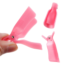 Plastik farverige negleclips til fjernelse af UV-gellak kunstige negle fjernelse værktøj 10 stk. 2